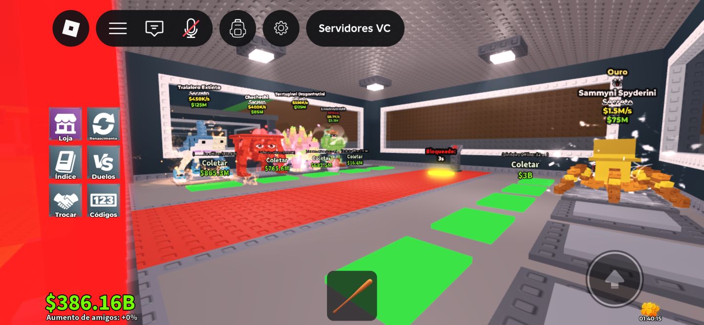 Conta de Roblox gemada // murder m2 // 99 noites // roube um brainro