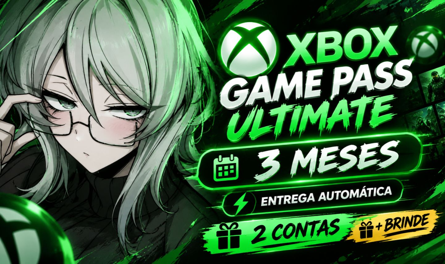 XBOX GAMEPASS ULTIMATE 2 CONTAS (PC/CONSOLE/XCLOUD) ENTREGA AUTOMÁTICA