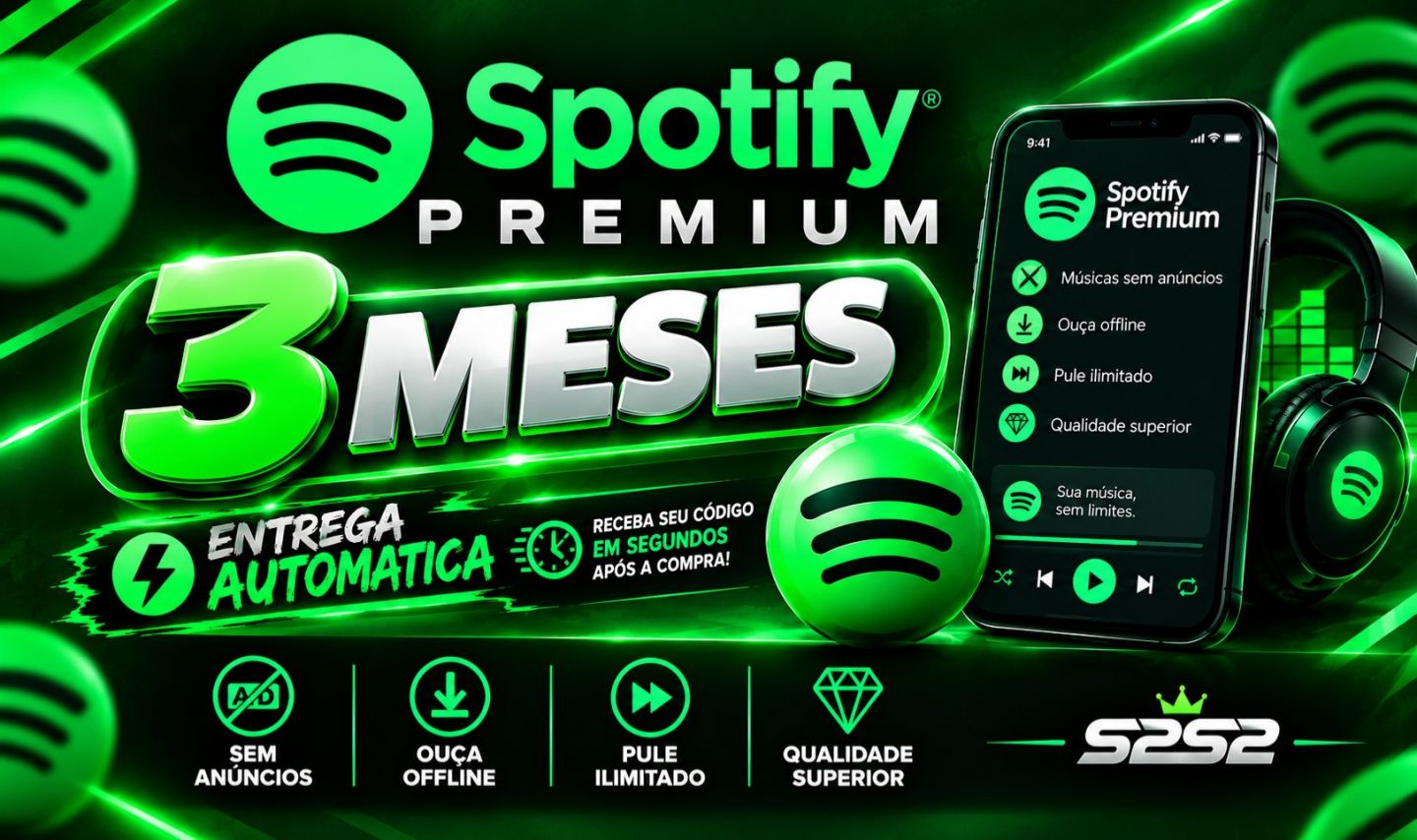 SPOTIFY PREMIUM NO SEU EMAIL(NÃO PRECISA DA SENHA)