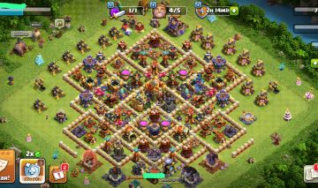 Combo: CV 16 Full (CoC) + Clash Royale (10k Gemas / 2M Ouro)+11mil troféus