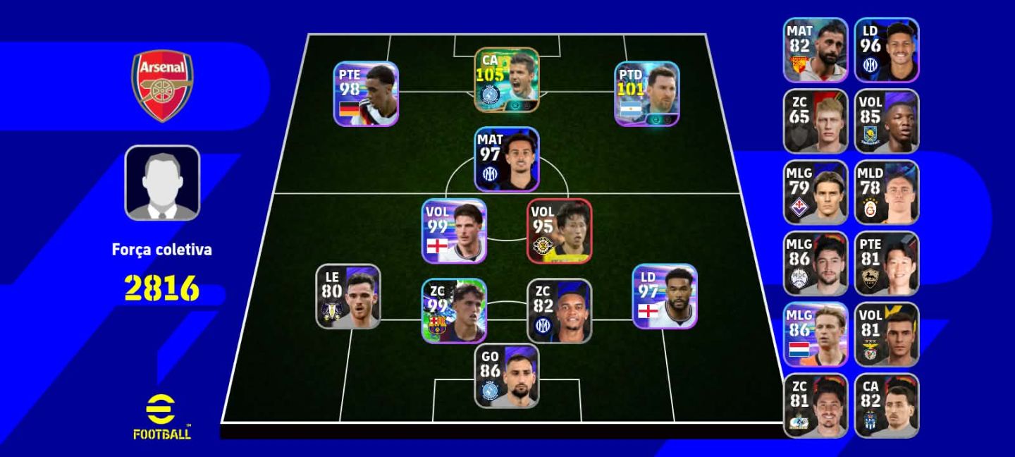 CONTA EFOOTBALL INICIANTE COM AGÜERO