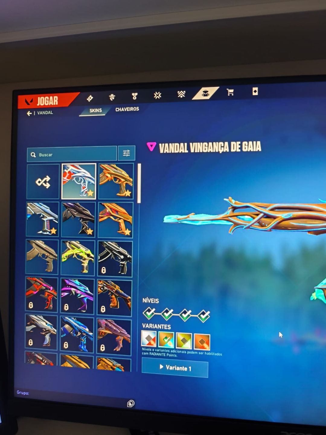 CONTA VALORANT ASCENDENTE 1/ DIVERSAS SKINS