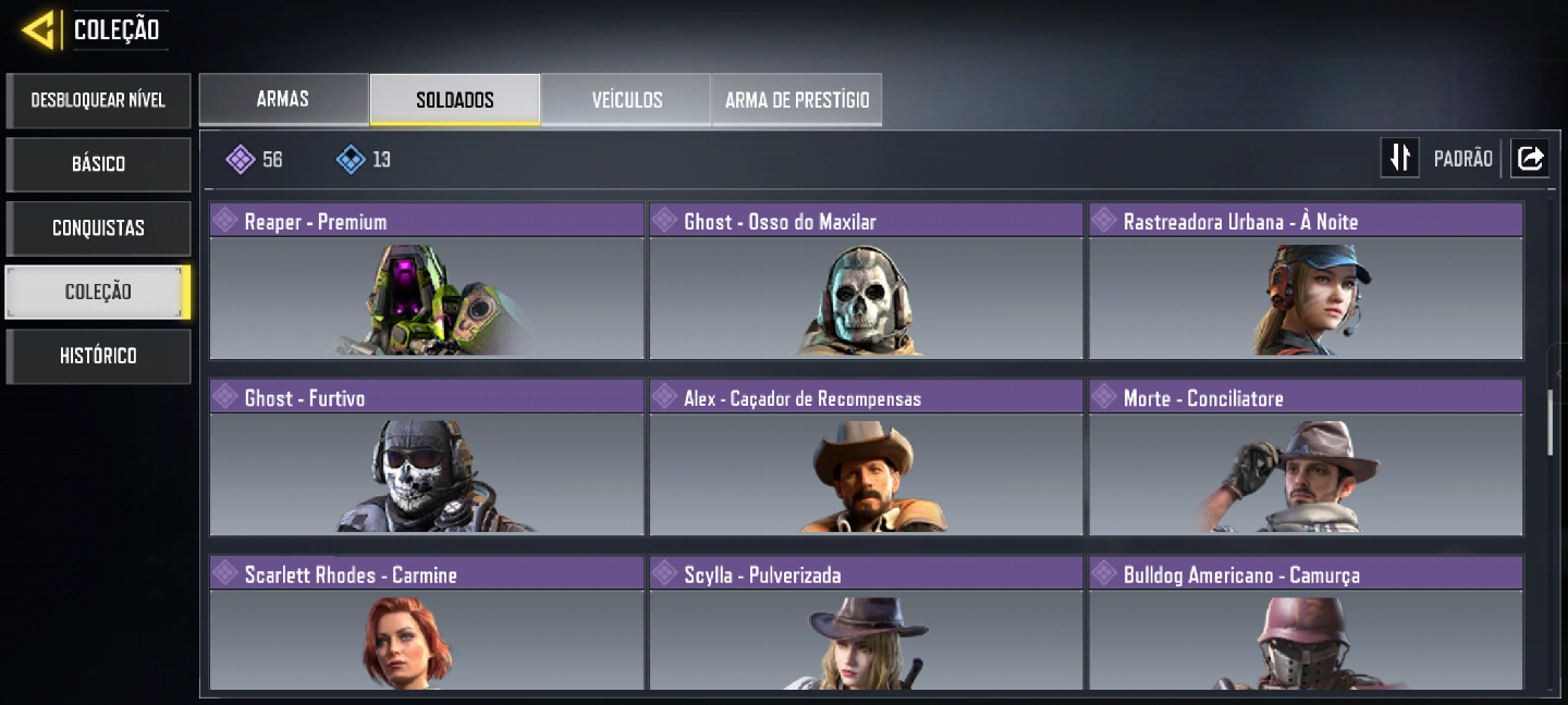 CONTA CODM - FULL ACESSO - NEYMAR JR- ARMA LENDÁRIA- 115 ARMAS ÉPICAS - 60 SKINS