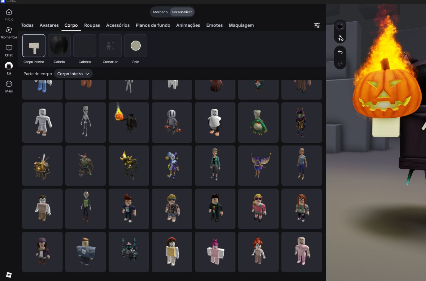 Headless + Korblox ( 10K de robux pendentes ) + 1 milhao de robux gastos