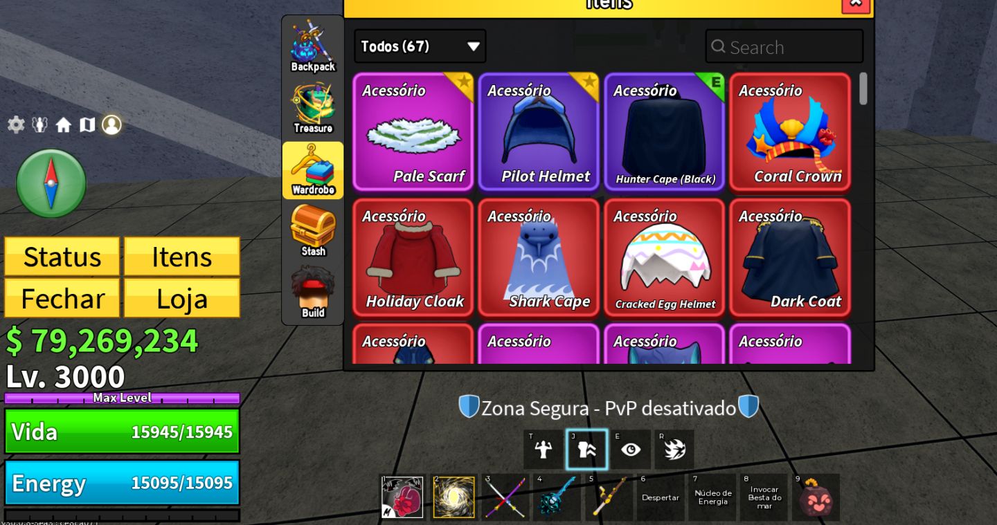 CONTA BLOX FRUITS LEVEL 3000 | 16 PERMS | TODAS AS GAMEPASSES | 6 V4 FULL