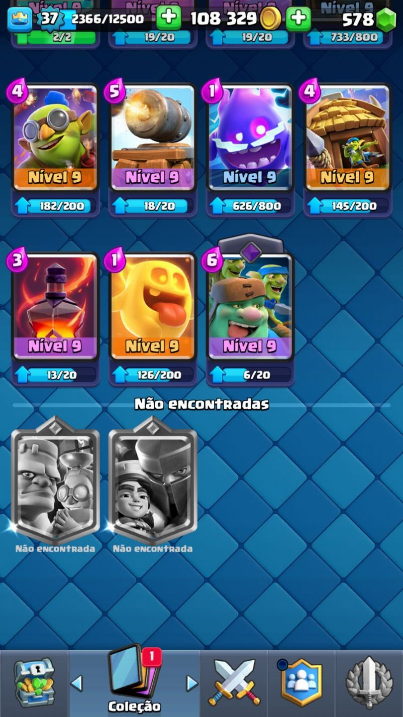 CONTA DE CLASH 9 ANOS | MEGA CAVALEIRO EVO | 7600+ TROFÉUS | 119/121 CARTAS