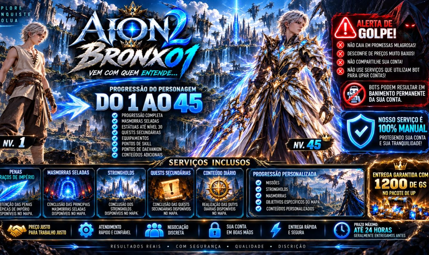 Aion 2 Servicos | Penas | Pets | Missoes | Masmorras | Rift