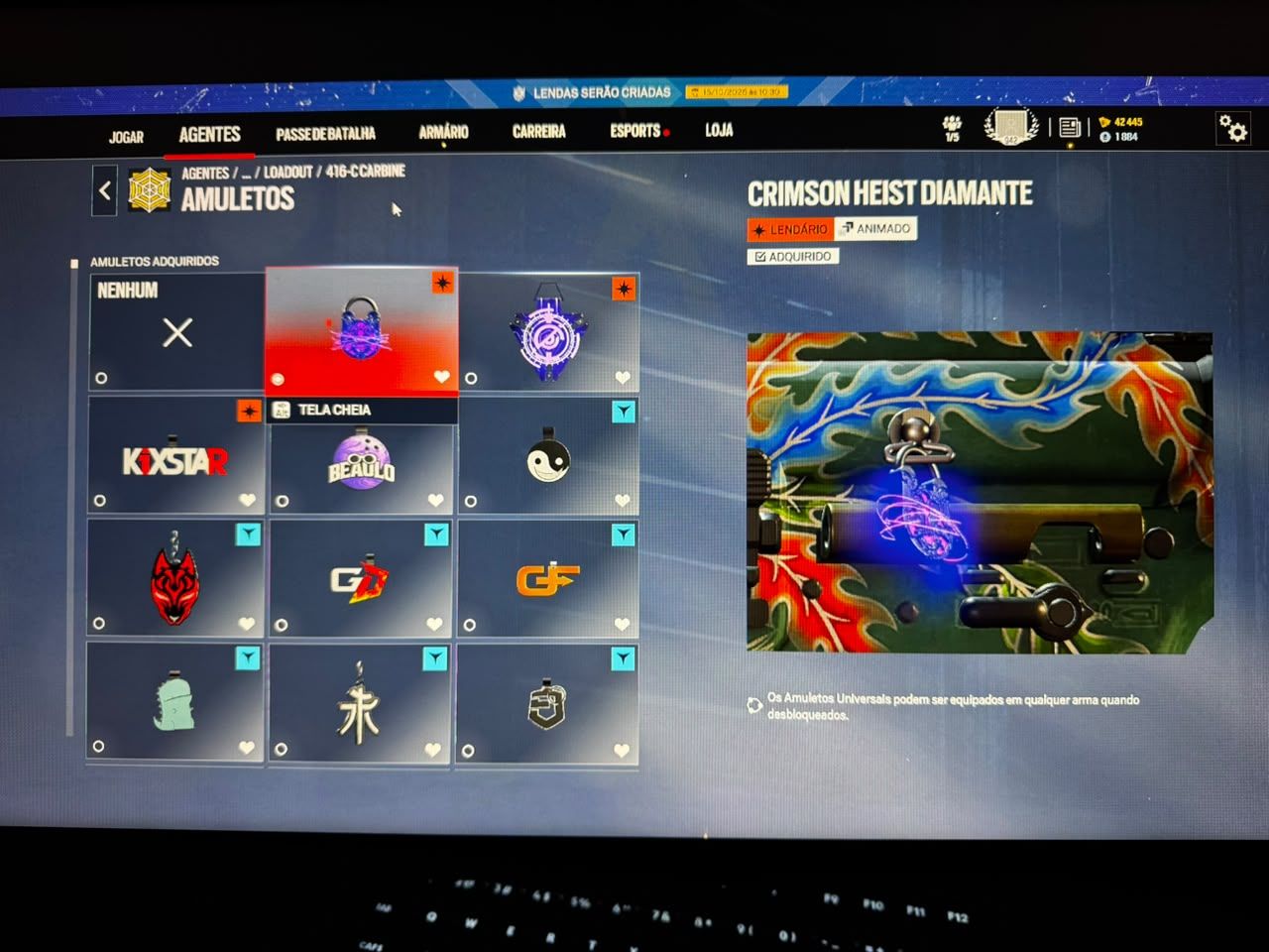 Conta nivel 942 de 2018 , skins antigas , 30 elites e mais de 4 mil itens