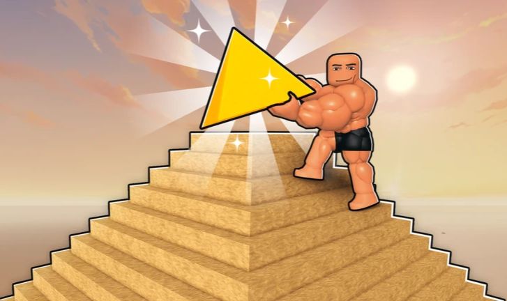 [MENOR PREÇO] CONSTRUA A PIRAMIDE - BUILD THE PYRAMID - GAMEPASS E GINÁSIOS 24/7