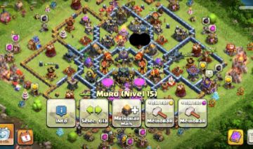 Conta de clash of clans cv17 top!