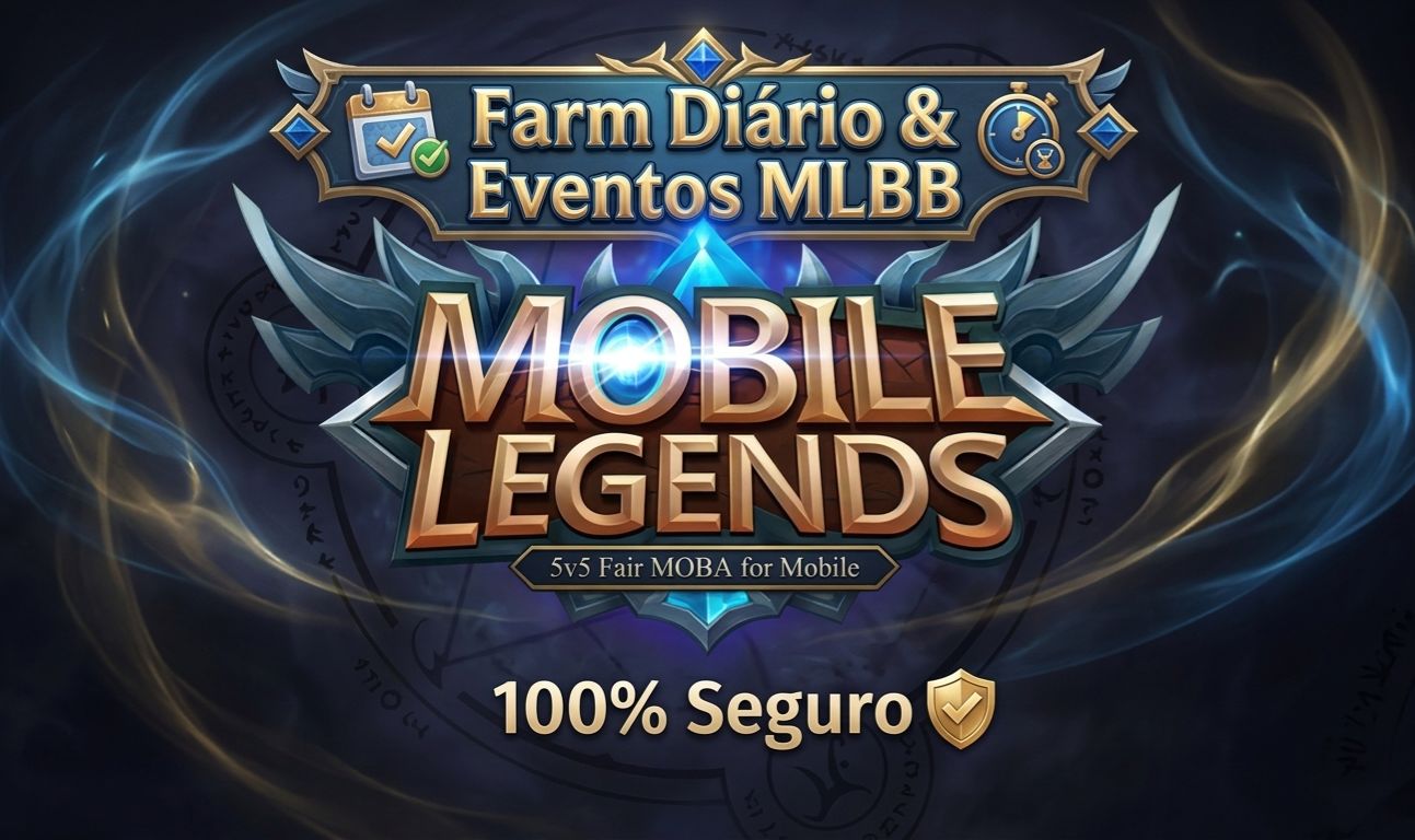 FARM DE MISSÕES DIÁRIAS E EVENTOS MLBB - 100% MANUAL E SEGURO
