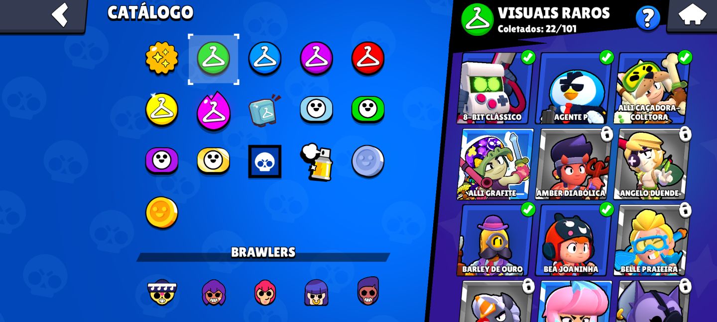 CONTA DE BRAWL STARS COM O PASSE COMPRADO