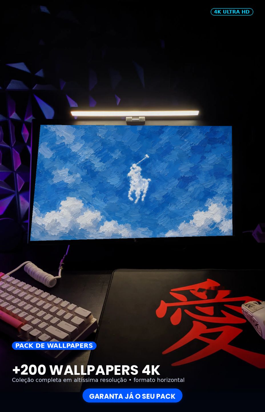 Pack 200+ Wallpapers 4K para PC + Tablet + Celular