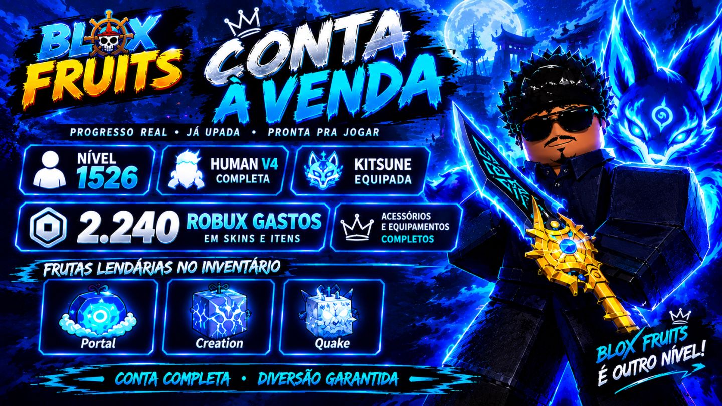 Conta Roblox com 2000 Robux gastos e alguns jogos upados.