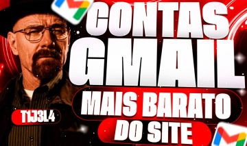 Conta gmail/google (MAIS BARATO DO SITE)