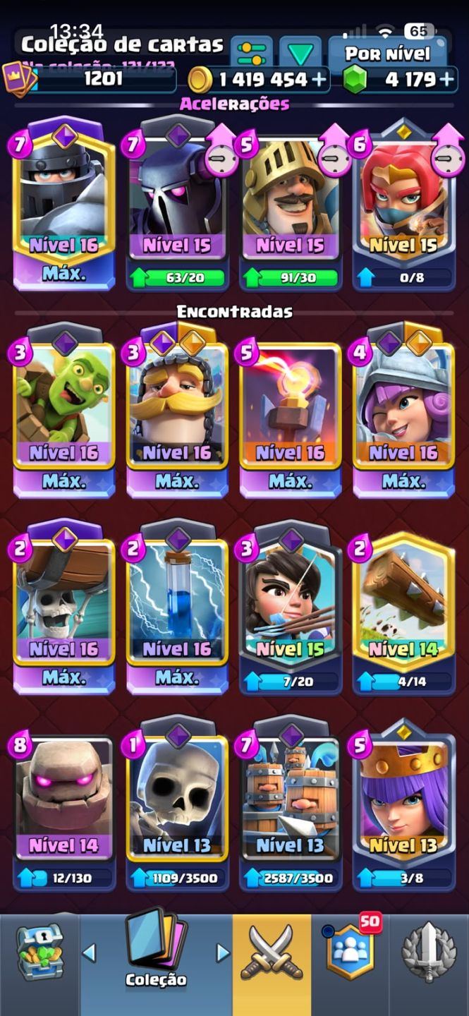 CONTA CLASH ROYALE ARENA 28 9 ANOS DE CONTA