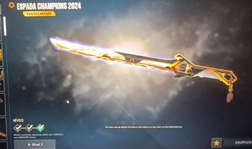CONTA VALORANT COM ESPADA CHAMPIONS 2024