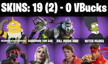 CONTA FORTNITE COM 19 SKINS GALE/THE BRIDE/SEDONA/FIRE MASTER/CARLETTA/WITCH