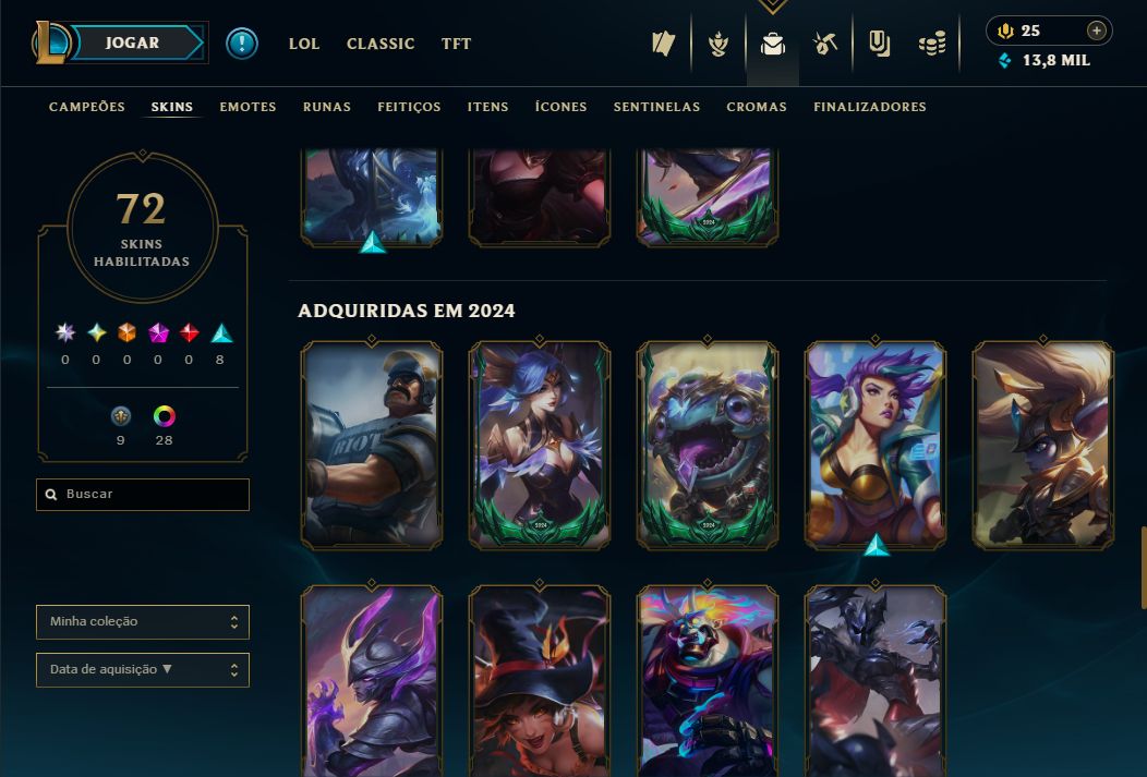 CONTA LOL ESMERALDA IV
