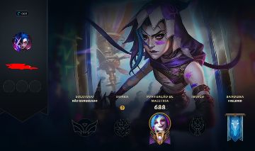 Conta LOL Full Champs e Valorant Jinx Exaltada (2017)