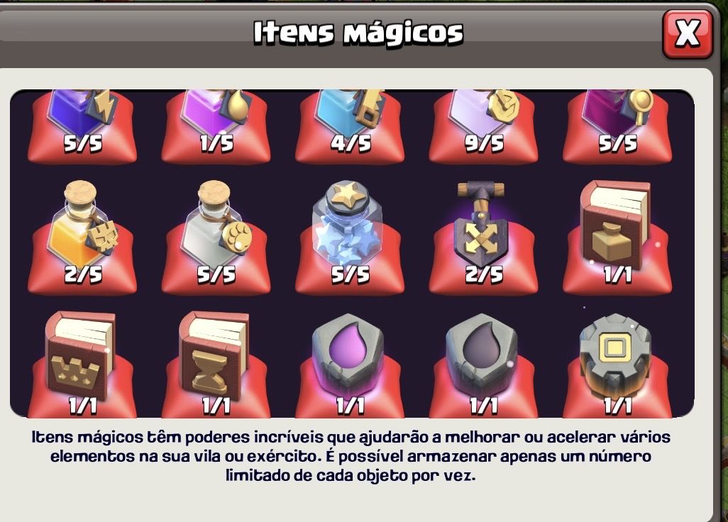(PREÇO NEGOCIAVEL) CONTA CLASH OF CLANS CV 17 SEMI