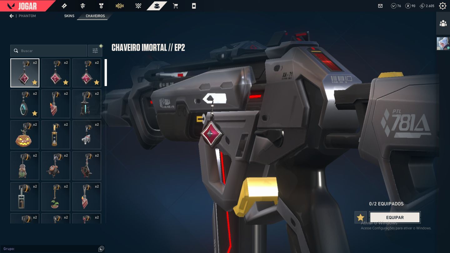 CONTA VALORANT EX IMORTAL '' 1,170 EM SKINS '' CONTA ANTIGA