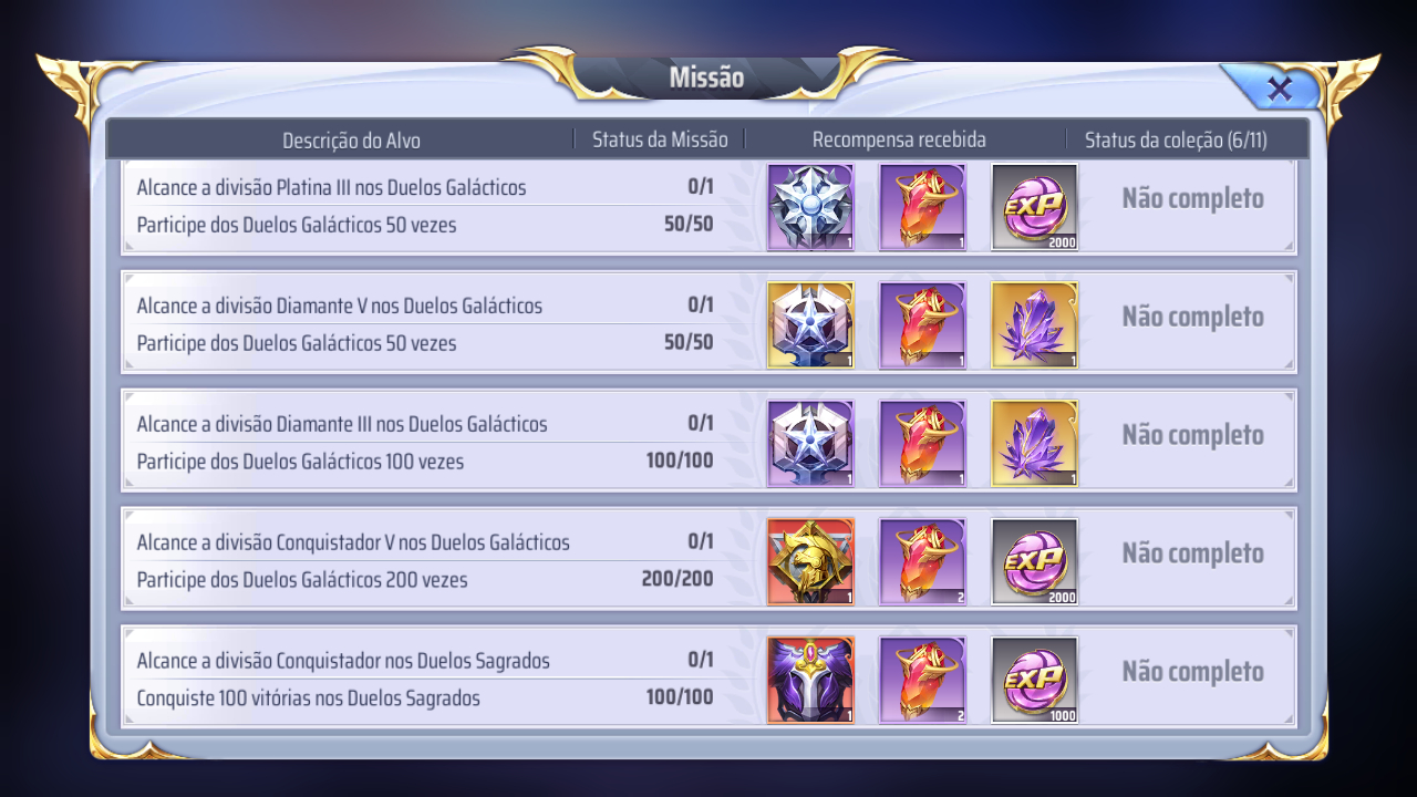 Conta Saint Seiya Awakening a-116 6 anos free