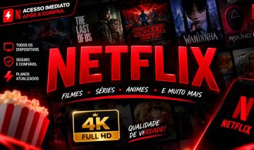 Conta Netflix 4k, 7 dias