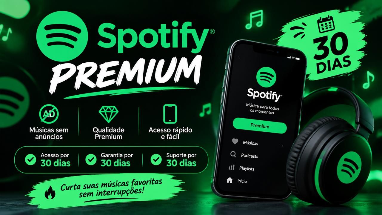 Spotify Premium 30 Dias | Conta Compartilhada [ ENTREGA RÁPIDA ]