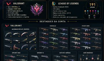 CONTA RIOT PREMIUM IMORTAL + LOL 2013