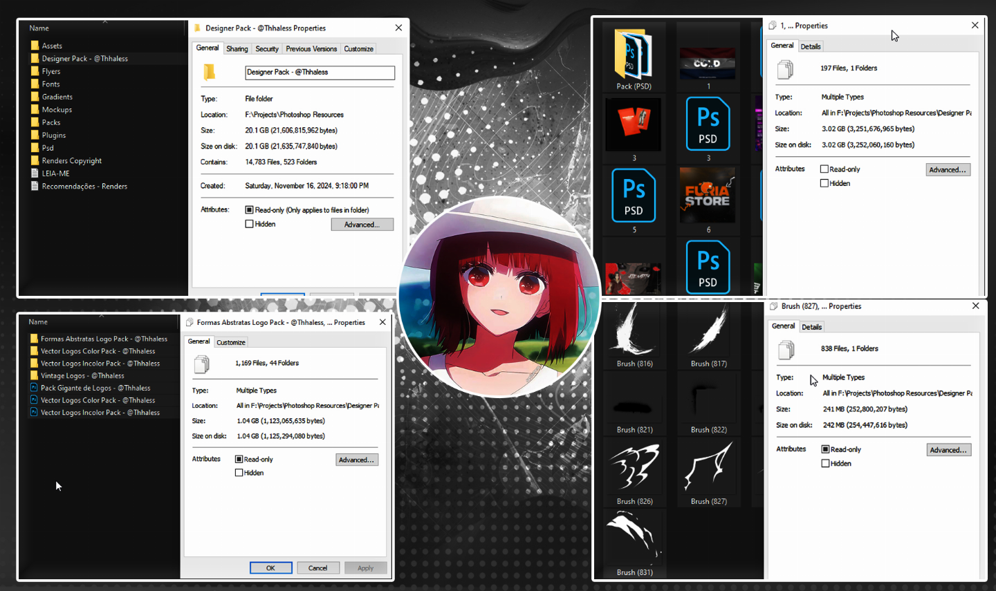 [BARATO] DESIGNER PACK - ENTREGA AUTO, +220GB, ARTE GGMAX, GFX, RENDERS E MAIS!