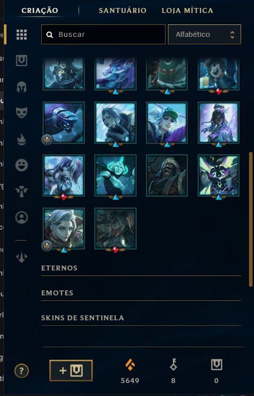 Conta Grao-mestre flex (59 wins) - Mestre soloq (87 wins) upada a mao