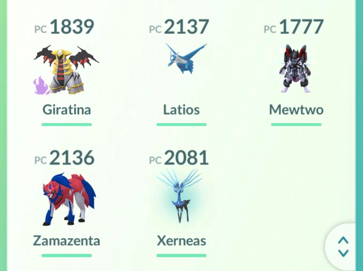 Pokemons Lendários Pokemon Go