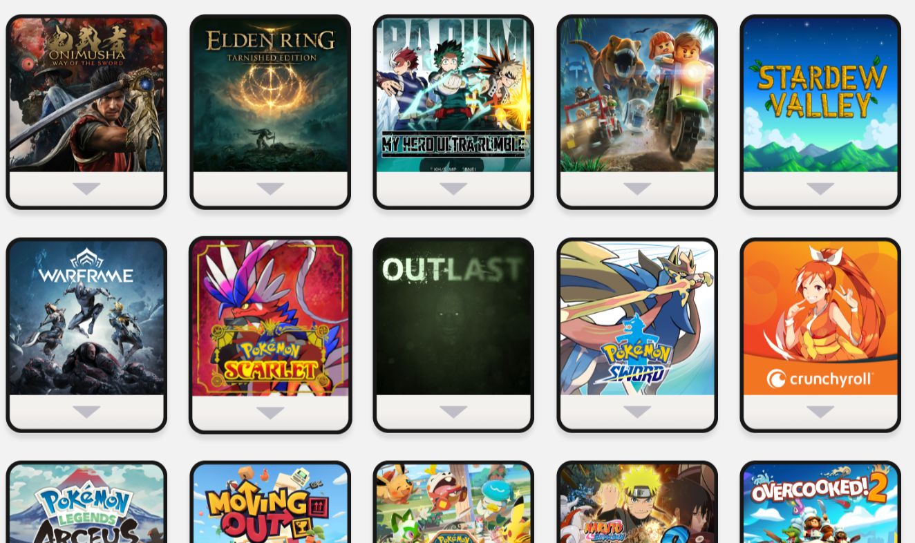 Conta nintendo elder ring + onimusha + 4 pokemons