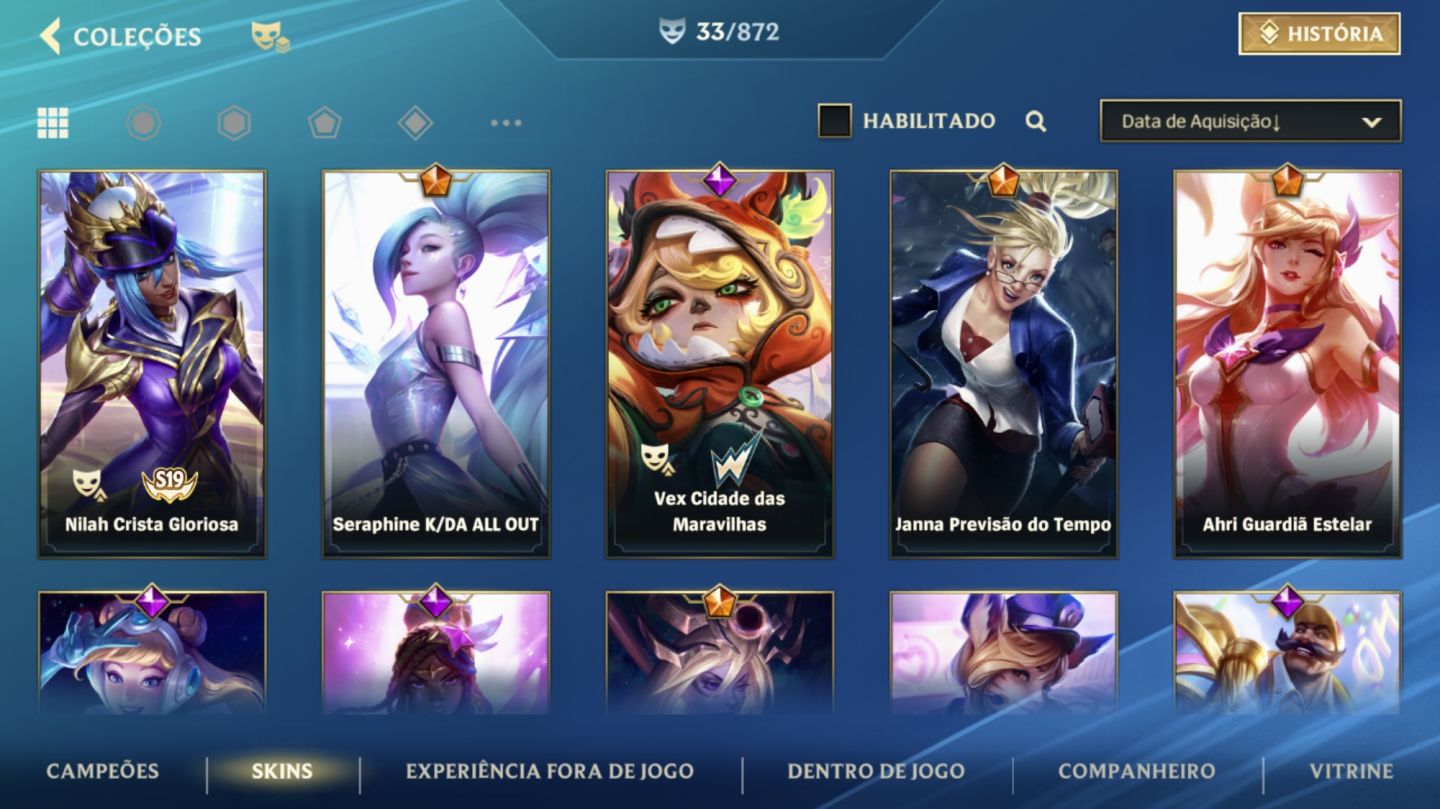 Conta Wild Rift Skins Fadinhas com um Passe