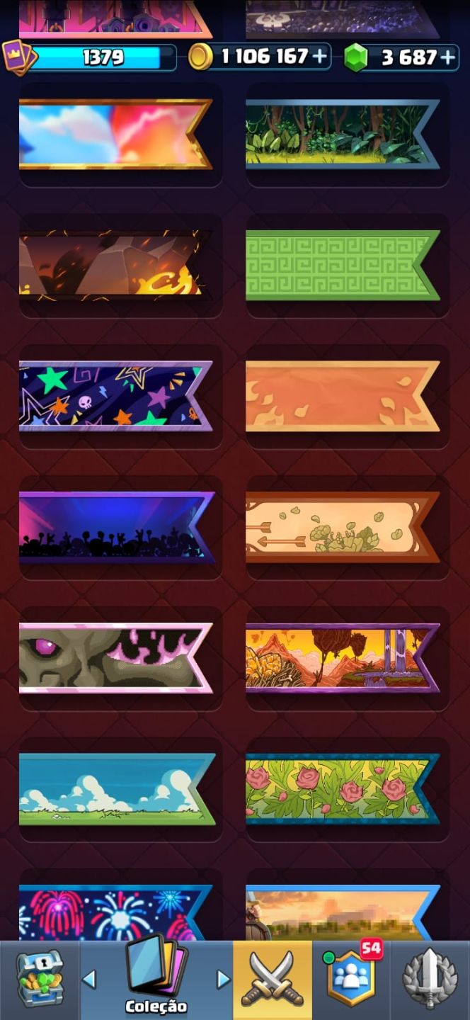 Conta Clash Royale mto boa arena 21 com quase todas as cartas oferta