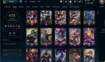 CONTA LOL LOTADASSA DE SKINS 474 no precinho