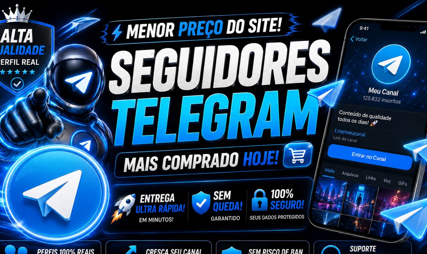 TELEGRAM | SEGUIDORES + MEMBROS + VIEWS | ENTREGA RÁPIDA