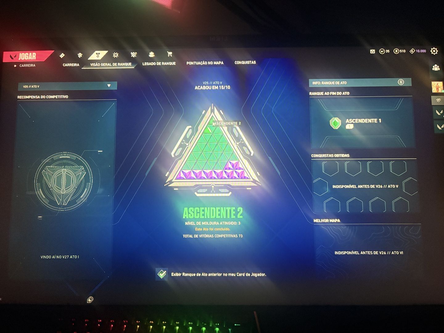 CONTA VALORANT À VENDA EX DIAMANTE 2 | LEVEL 312