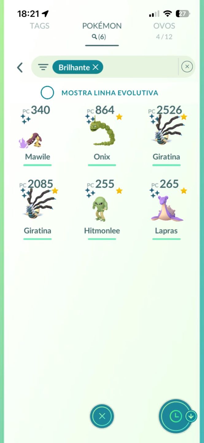 POKÉMON GO | CONTA PREMIUM | ITENS + POKÉMON RAROS