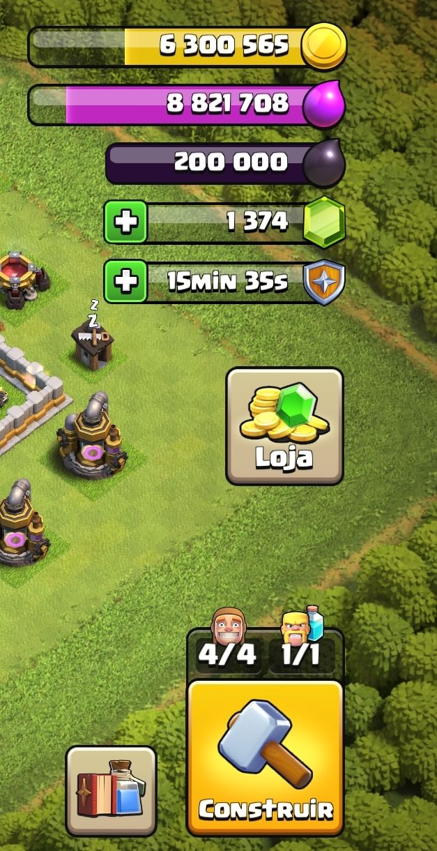 Conta clash of clans,CV 11 quase full,aceito negociar pelo valor da conta