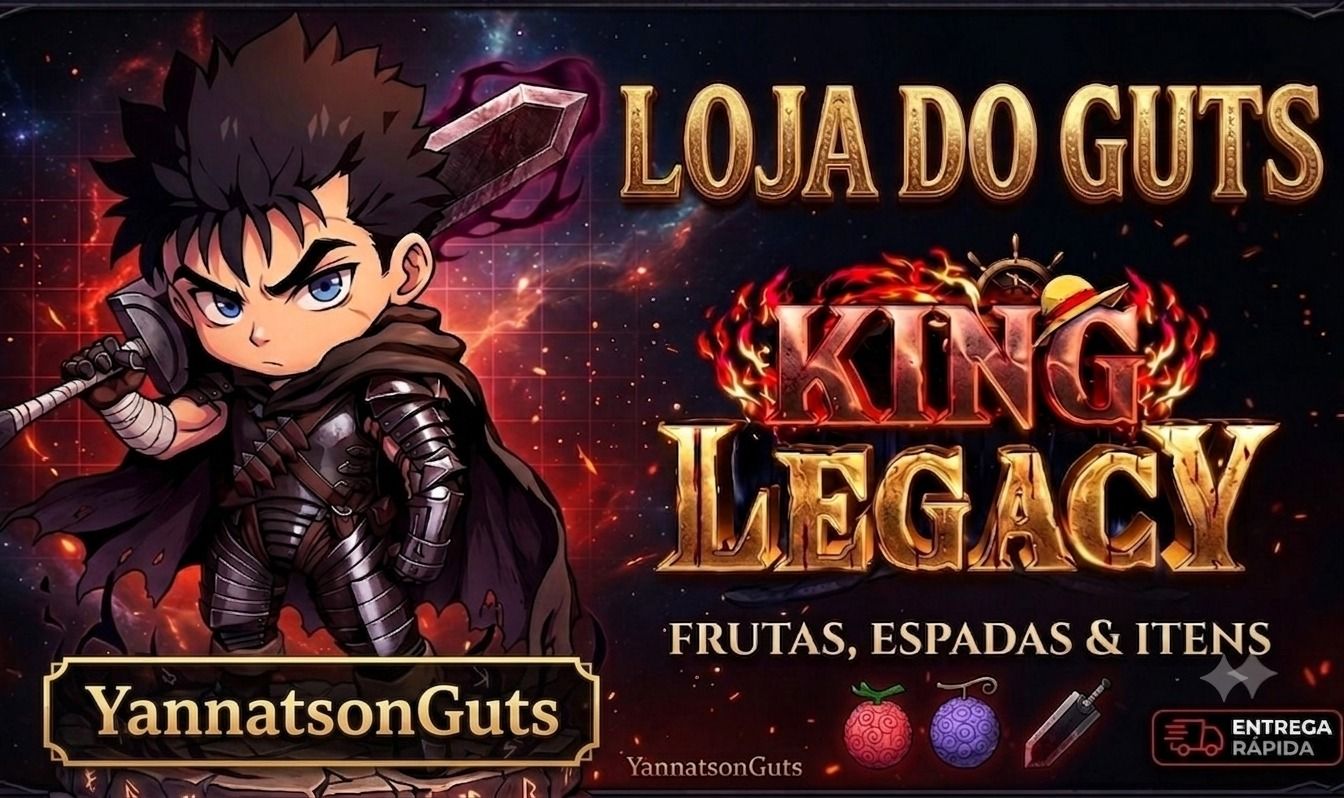 King Legacy : Frutas, Espadas, Acessórios, NÂO SÃO CONTAS! | Loja Do Guts