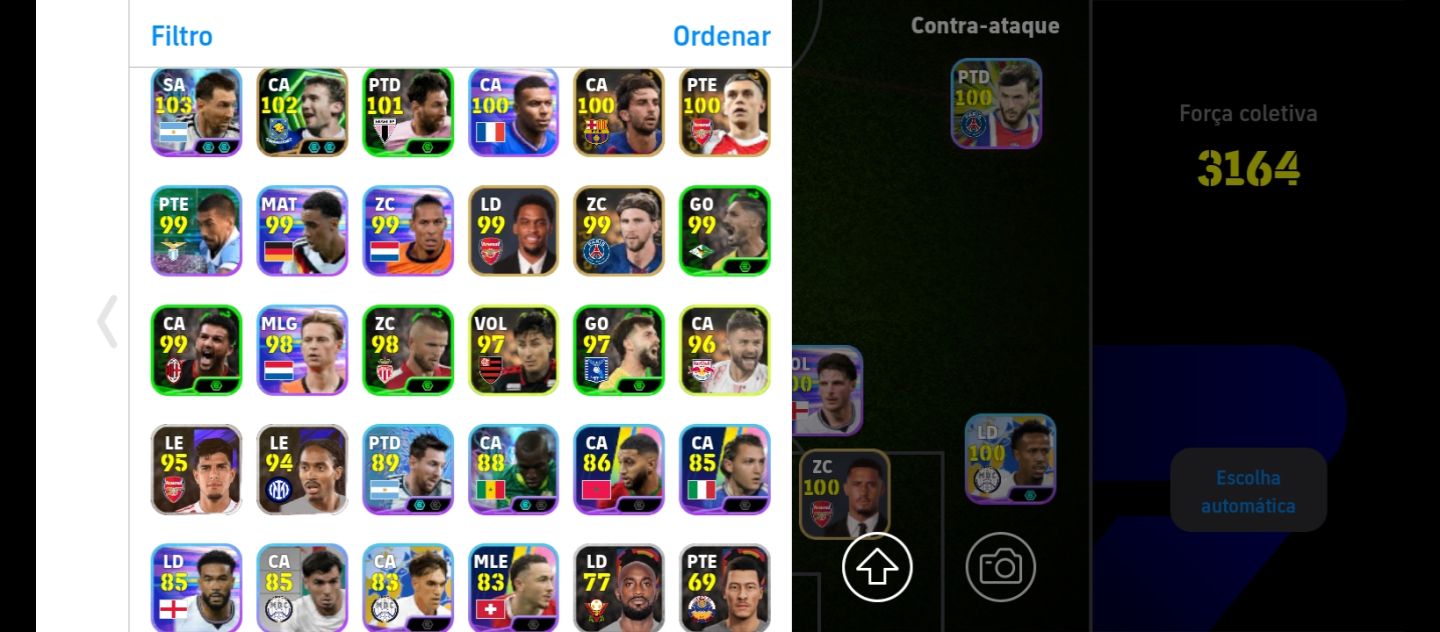 Conta com Totti e schev