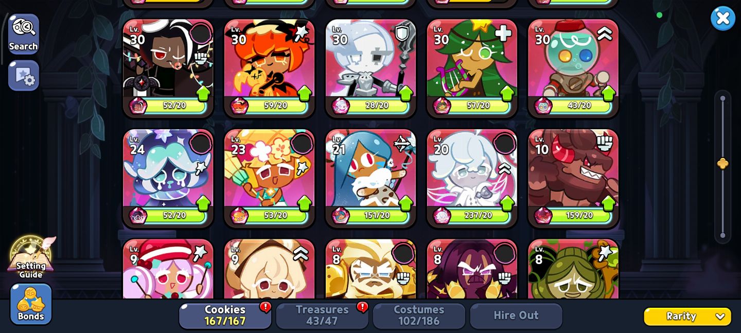 Conta para iniciantes COOKIE RUN:KINGDOM