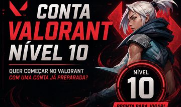 Conta LVL 10 valorant
