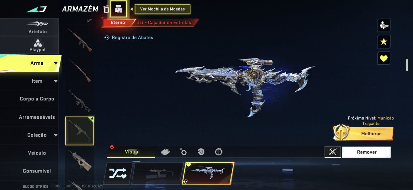 CONTA COM UZI ETERNA