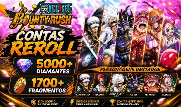 CONTAS ONE PIECE BOUNTY RUSH GLOBAL-ANDROID