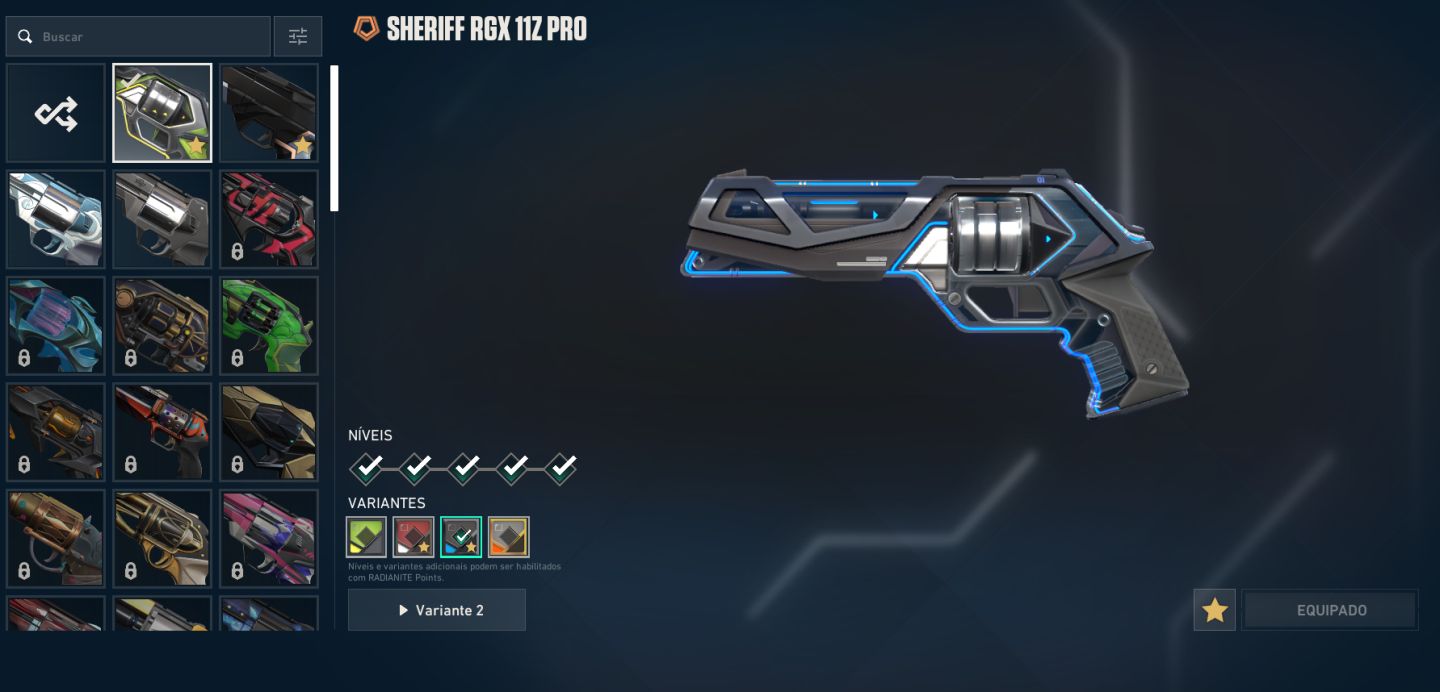 CONTA DIAMANTE COM VÁRIAS SKINS