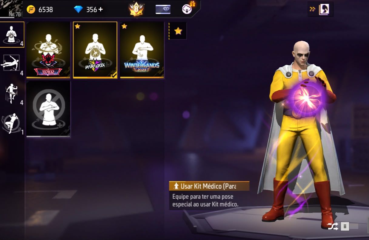 Conta Free Fire com Primeiro Passe, 900+ Peitorais Prime 8, Tropa de Exploração
