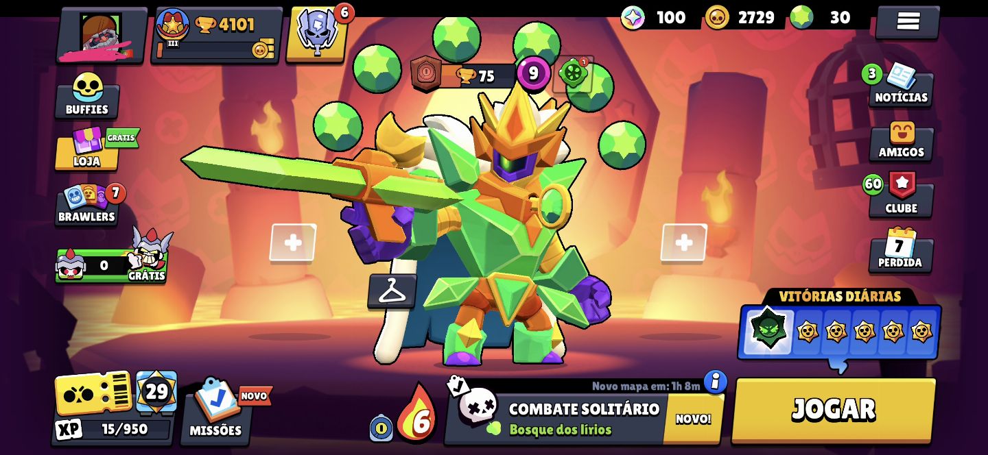 CONTAS FULL ACESSO DE CLASH ROYAL 6500 TROFÉUS + BRAW STARS